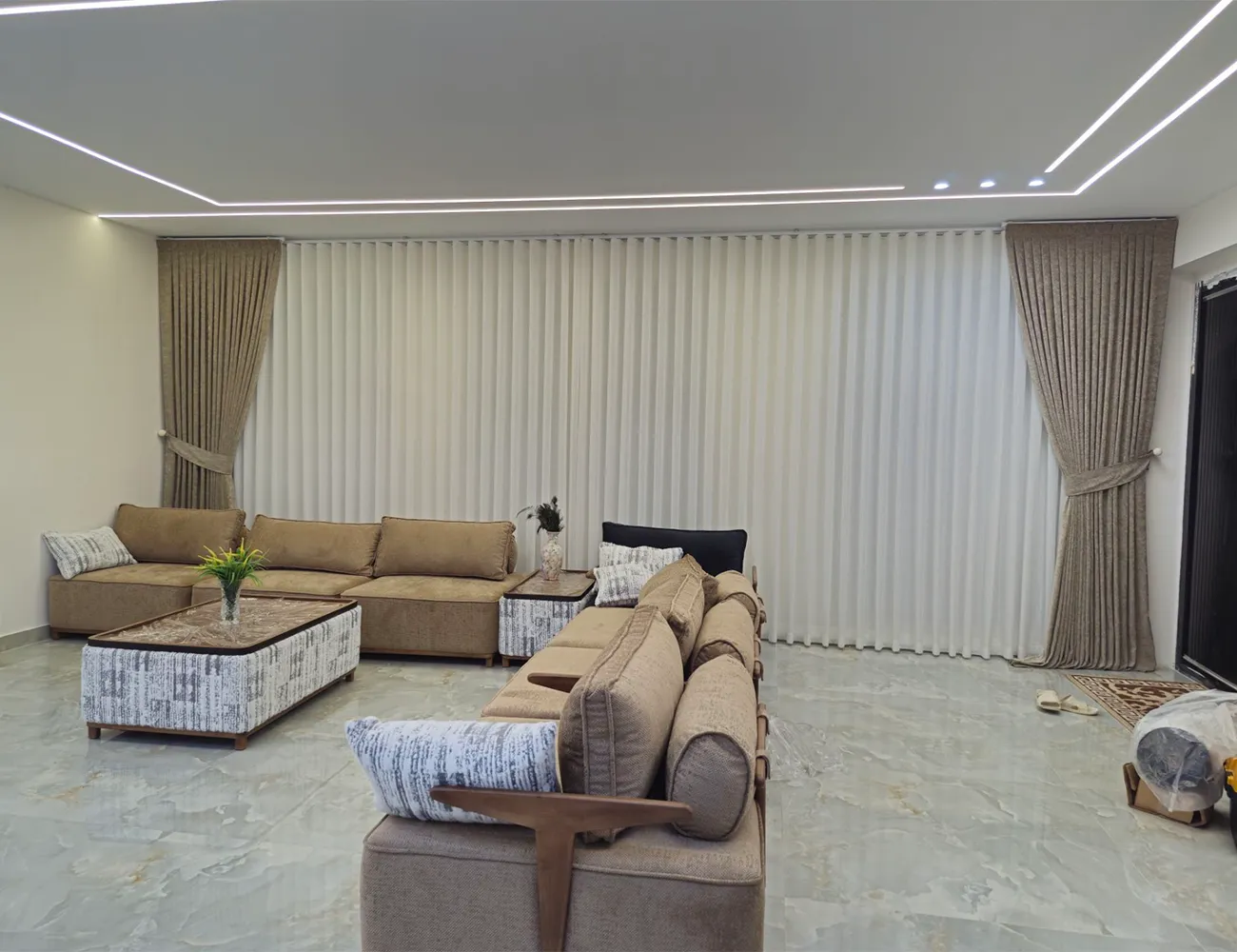 5 دوخت مینیمال پرده قلاب بافی - Image 1